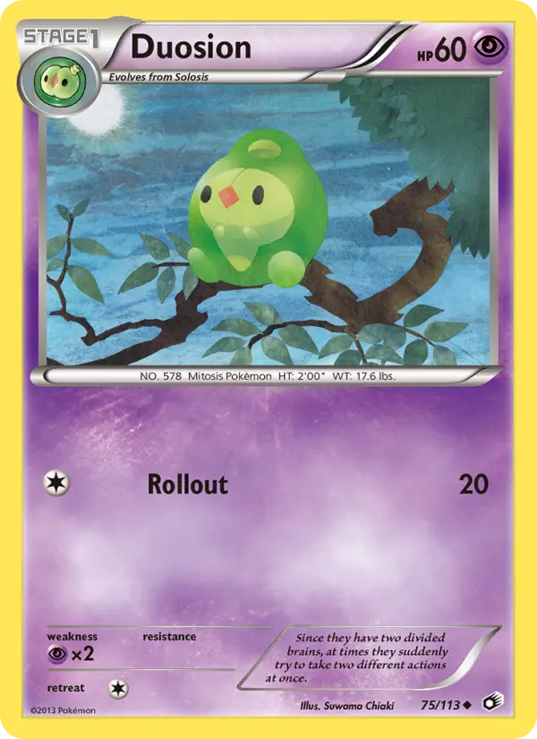 Duosion, Legendary Treasures 75
