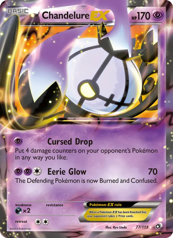 Chandelure-EX, Legendary Treasures 77