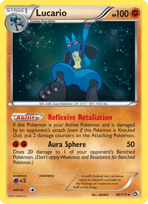 Lucario, Legendary Treasures 80