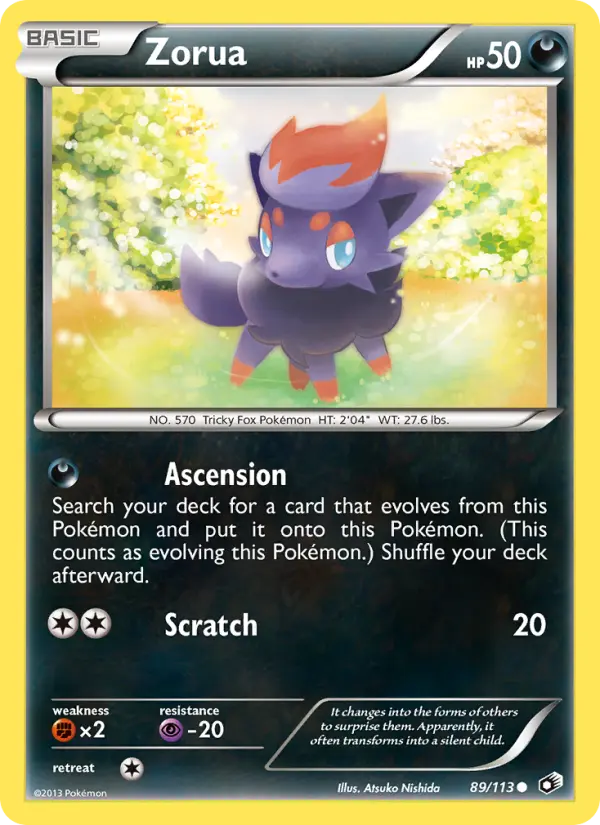 Zorua, Legendary Treasures 89