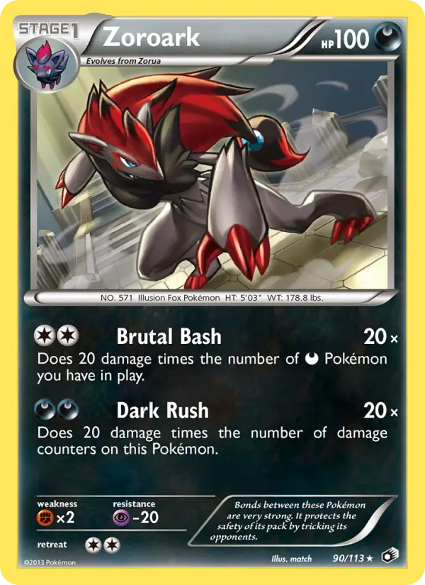Zoroark, Legendary Treasures 90
