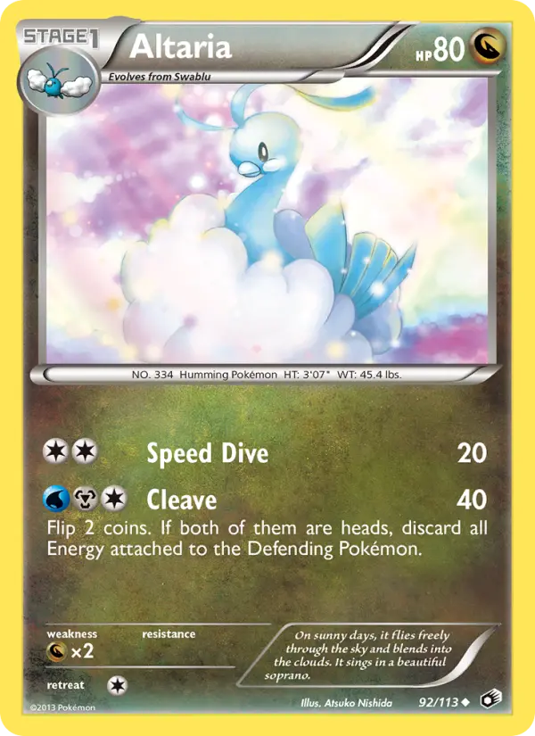 Altaria, Legendary Treasures 92
