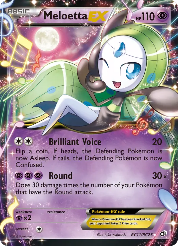 Meloetta-EX, Legendary Treasures RC11