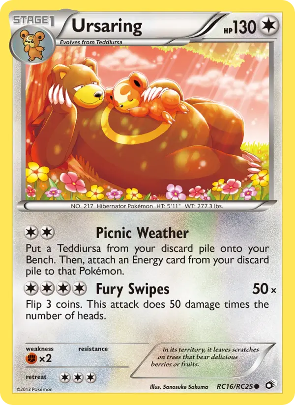 Ursaring, Legendary Treasures RC16