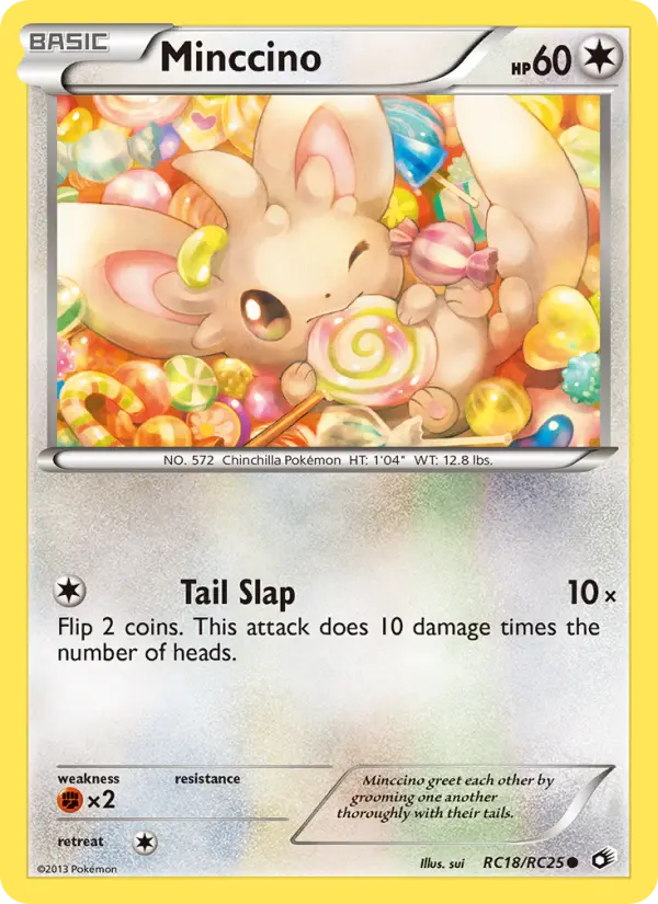 Minccino, Legendary Treasures RC18