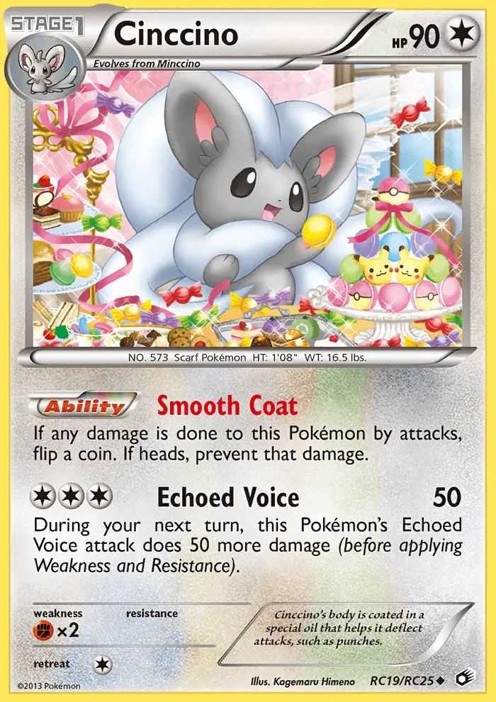 Cinccino, Legendary Treasures RC19