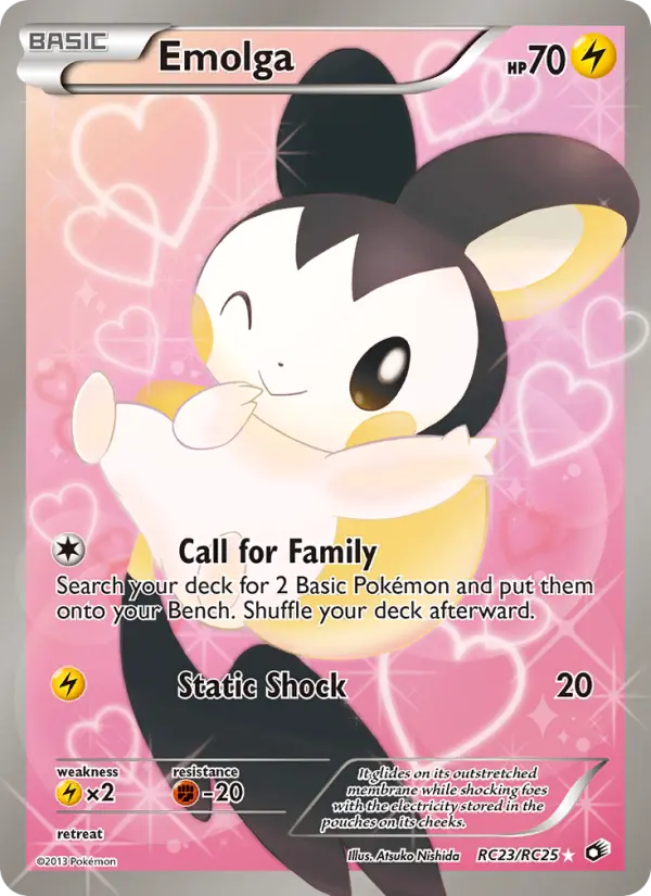 Emolga, Legendary Treasures RC23