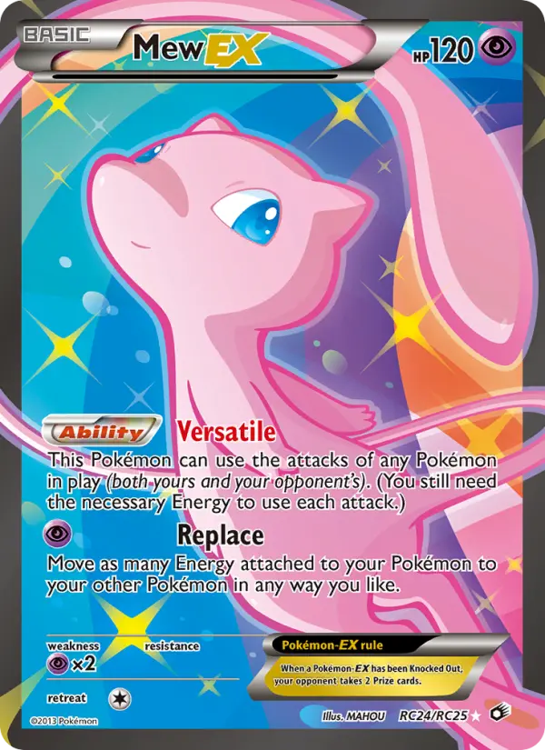 Mew-EX, Legendary Treasures RC24