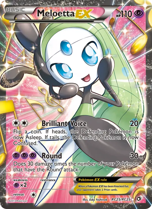 Meloetta-EX, Legendary Treasures RC25