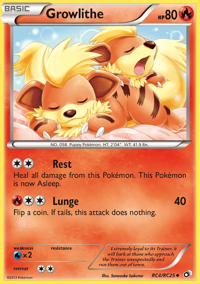Growlithe, Legendary Treasures RC4