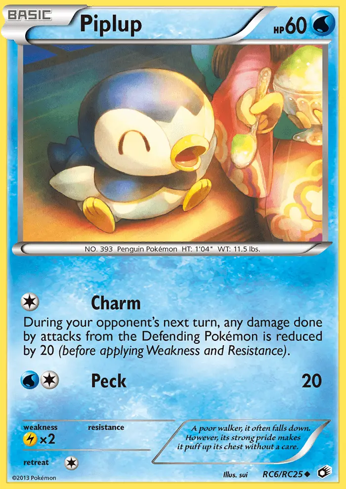 Piplup, Legendary Treasures RC6