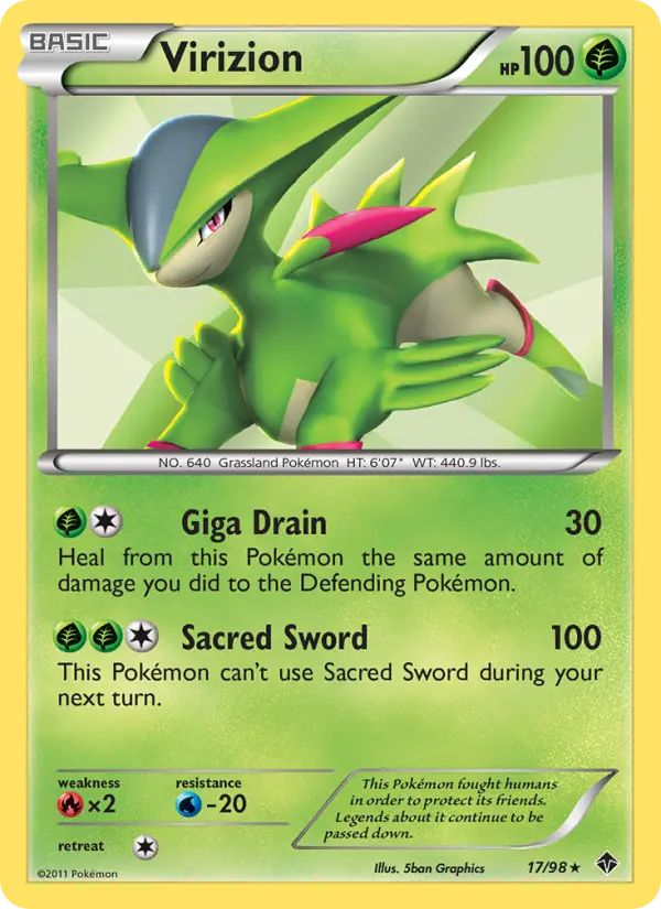 Virizion, Emerging Powers 17