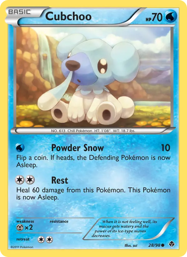 Cubchoo, Emerging Powers 28