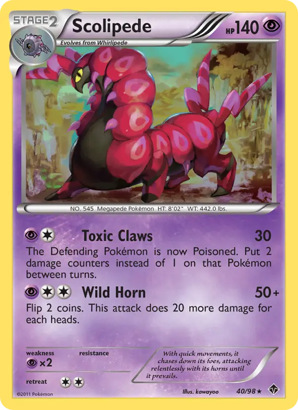 Scolipede, Emerging Powers 40