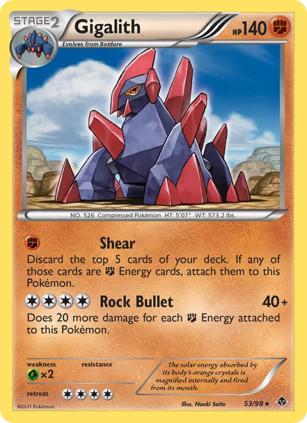 Gigalith, Emerging Powers 53