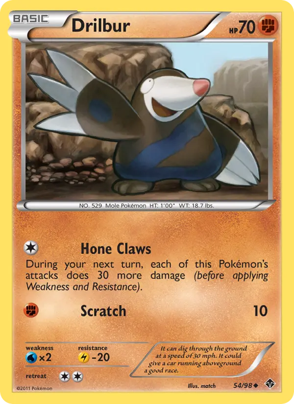 Drilbur, Emerging Powers 54