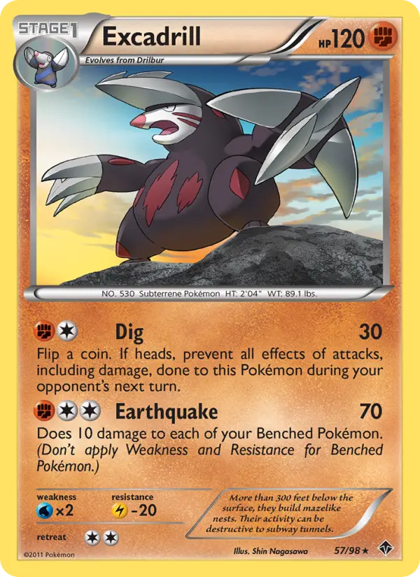 Excadrill, Emerging Powers 57