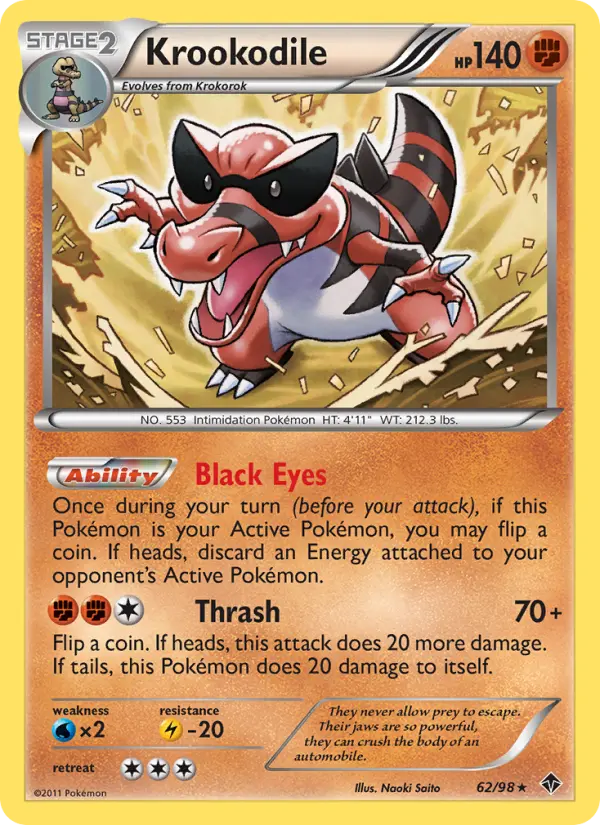 Krookodile, Emerging Powers 62