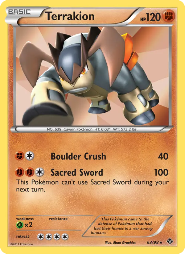 Terrakion, Emerging Powers 63