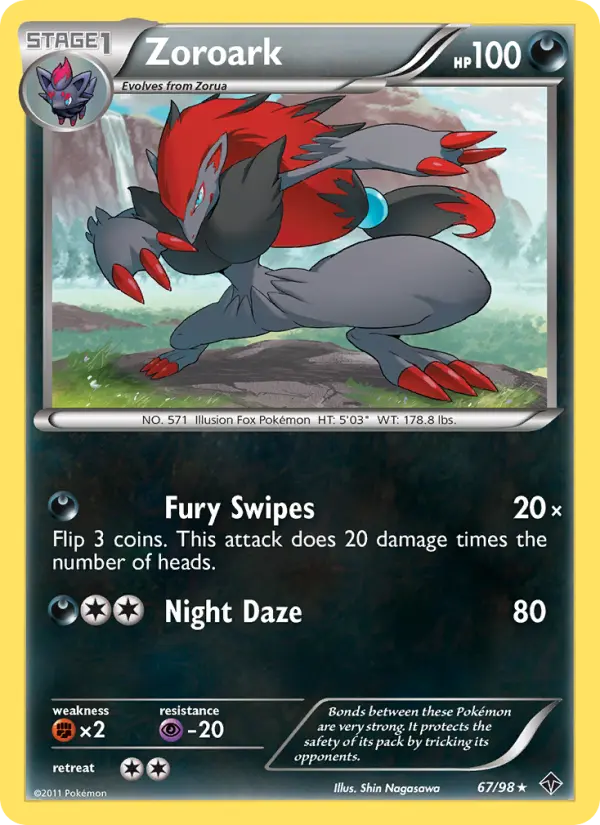 Zoroark, Emerging Powers 67