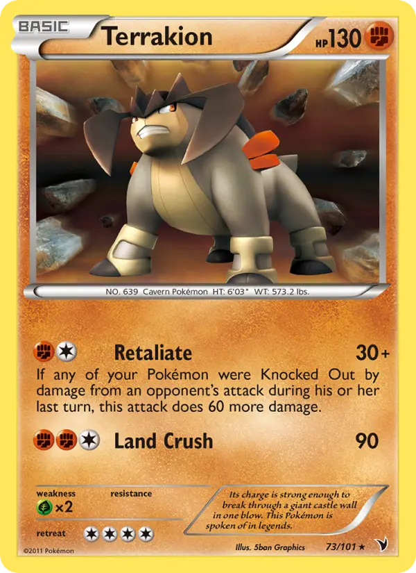 Terrakion, Noble Victories 73