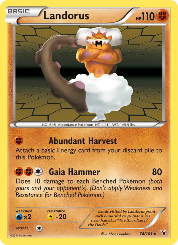Landorus, Noble Victories 74