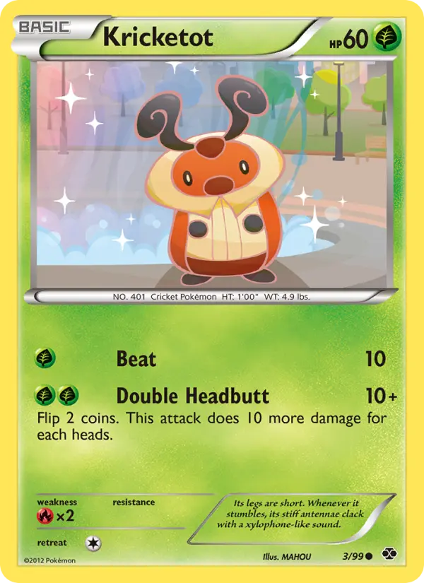 Kricketot, Next Destinies 3