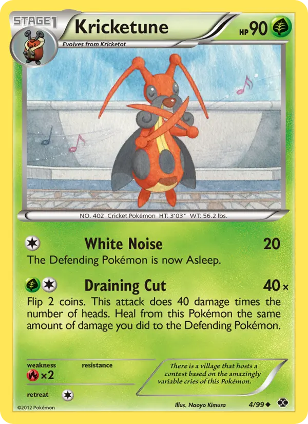 Kricketune, Next Destinies 4
