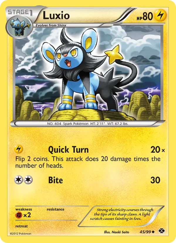 Luxio, Next Destinies 45