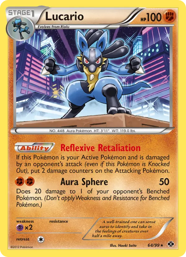 Lucario, Next Destinies 64