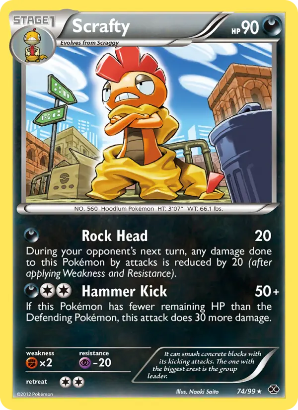 Scrafty, Next Destinies 74