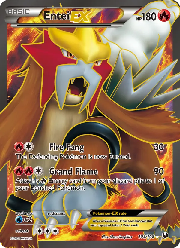 Entei-EX, Dark Explorers 103