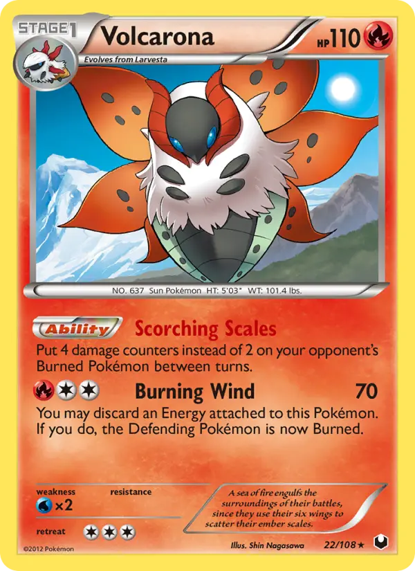 Volcarona, Dark Explorers 22