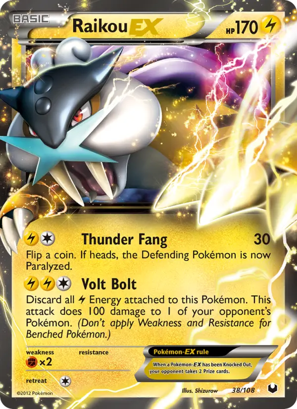 Raikou-EX, Dark Explorers 38