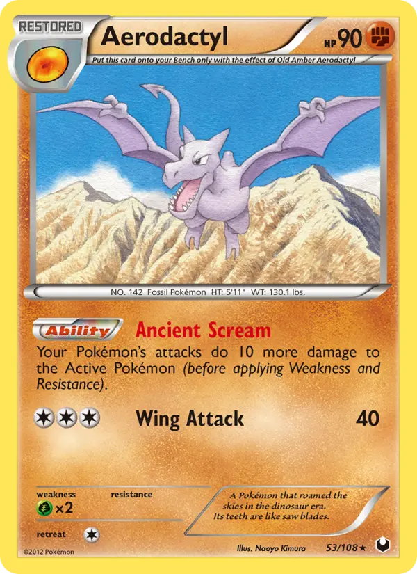 Aerodactyl, Dark Explorers 53