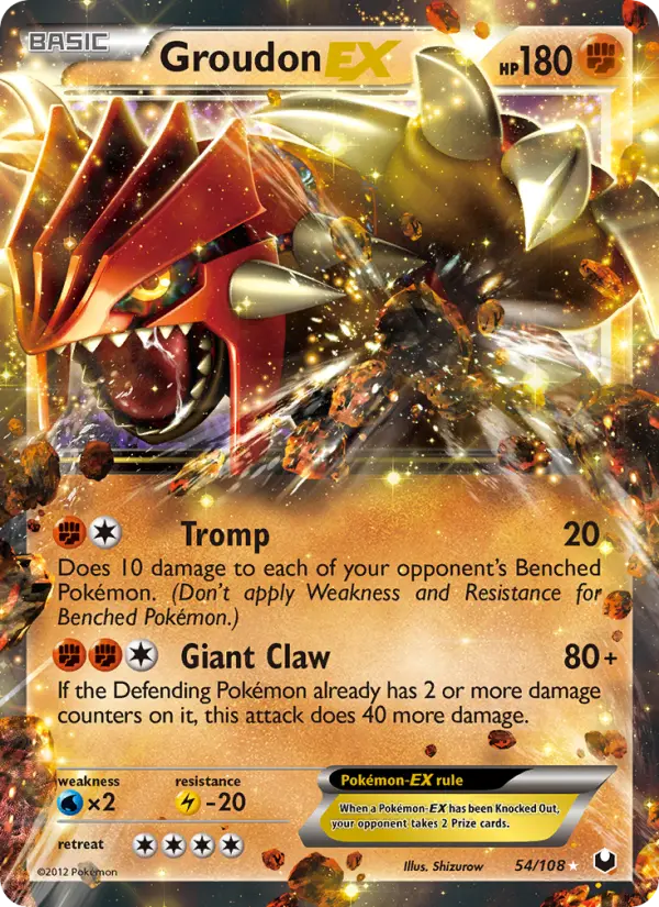 Groudon-EX, Dark Explorers 54