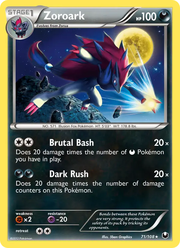 Zoroark, Dark Explorers 71