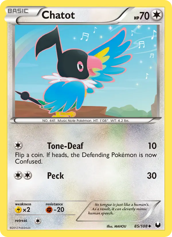 Chatot, Dark Explorers 85