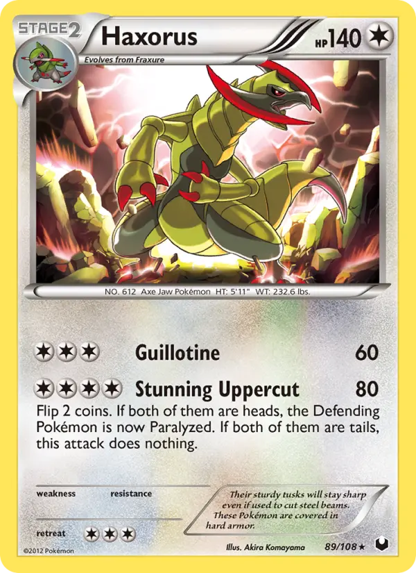 Haxorus, Dark Explorers 89