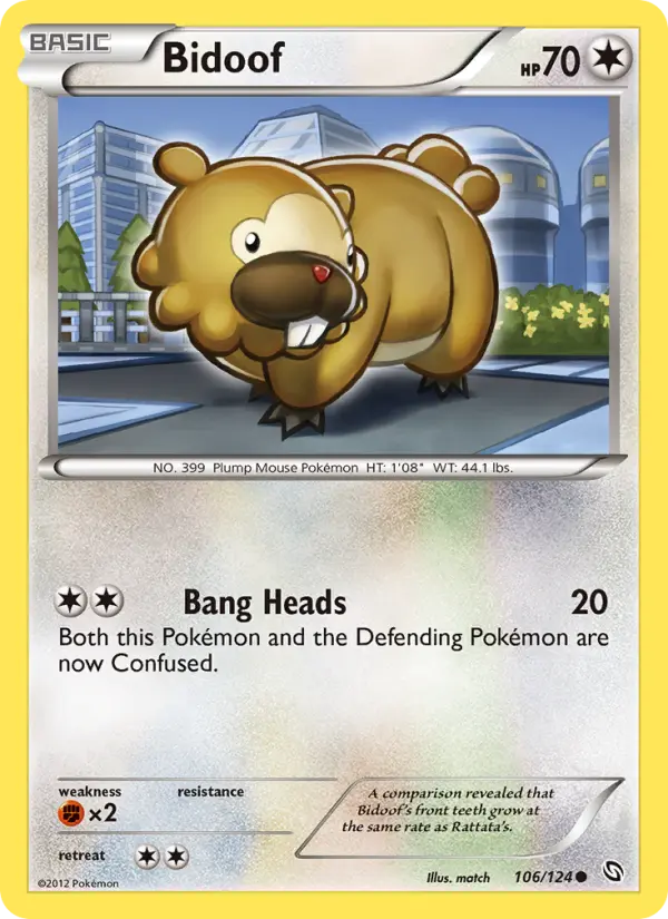 Bidoof, Dragons Exalted 106