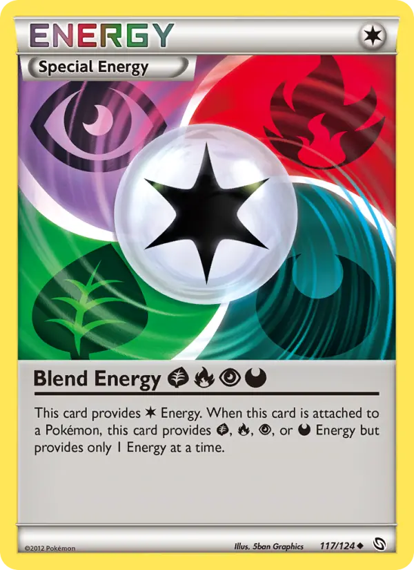 Blend Energy Grass Fire Psychic Darkness, Dragons Exalted 117