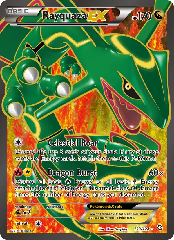 Rayquaza-EX, Dragons Exalted 123