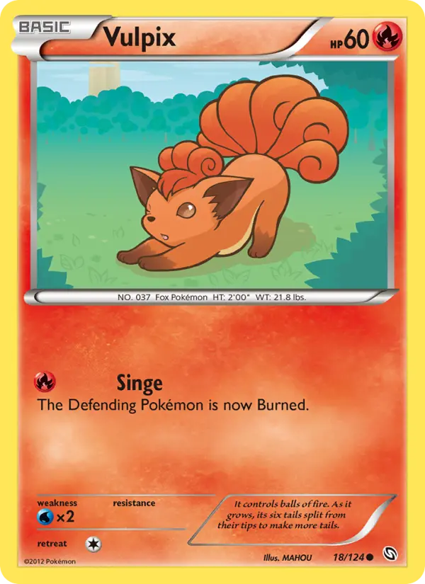 Vulpix, Dragons Exalted 18