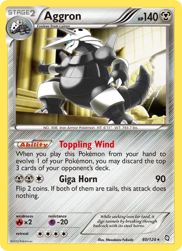 Aggron, Dragons Exalted 80