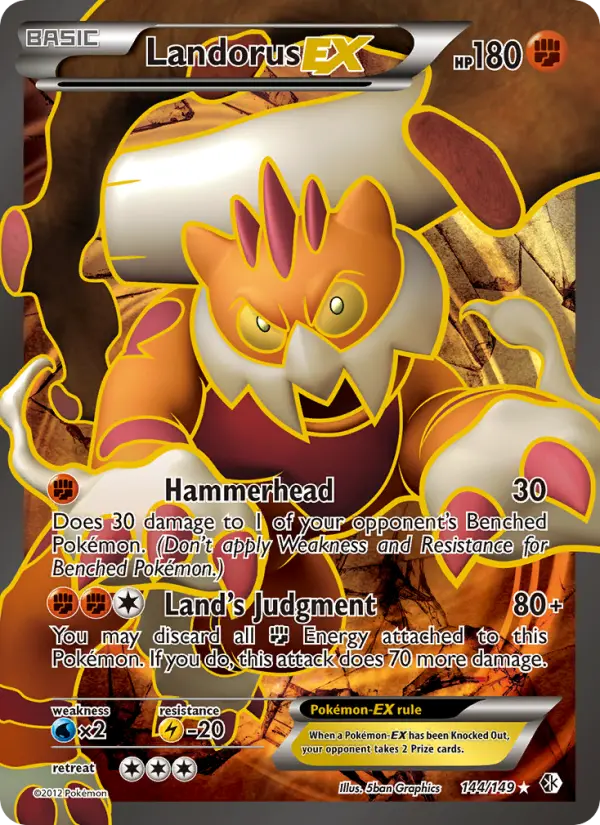 Landorus-EX, Boundaries Crossed 144