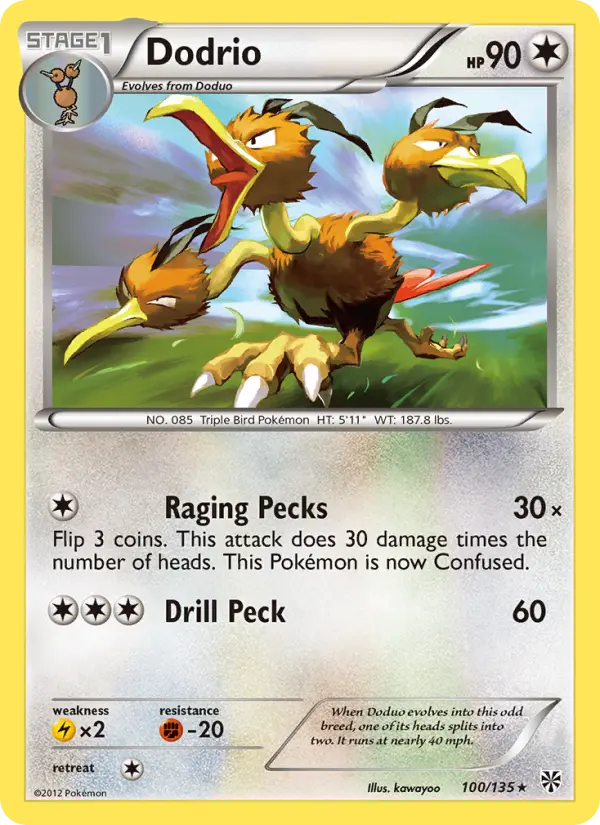 Dodrio, Plasma Storm 100