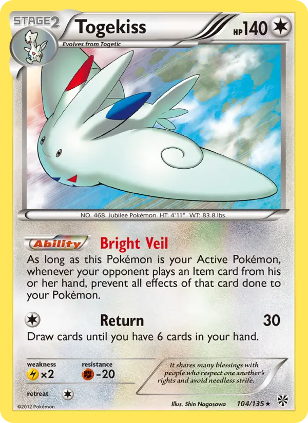 Togekiss, Plasma Storm 104
