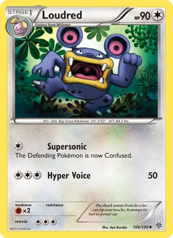 Loudred, Plasma Storm 106