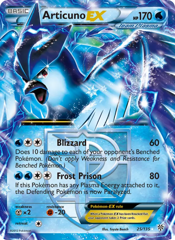 Articuno-EX, Plasma Storm 25