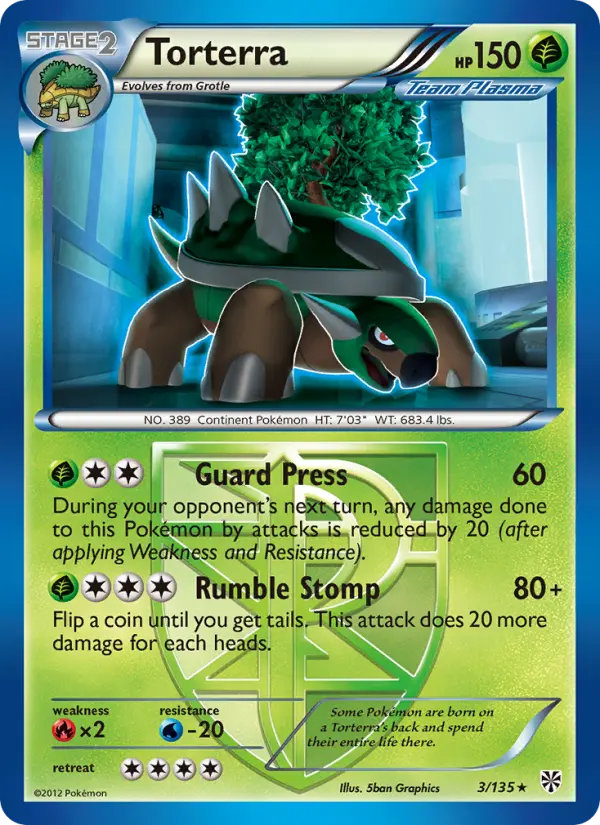 Torterra, Plasma Storm 3